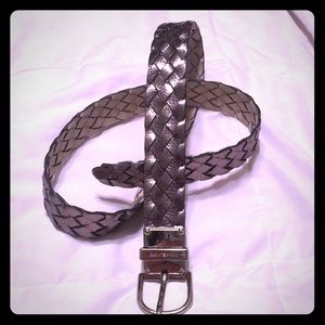 💯MICHAEL KORS-Authentic-Genuine Leather Silver💯